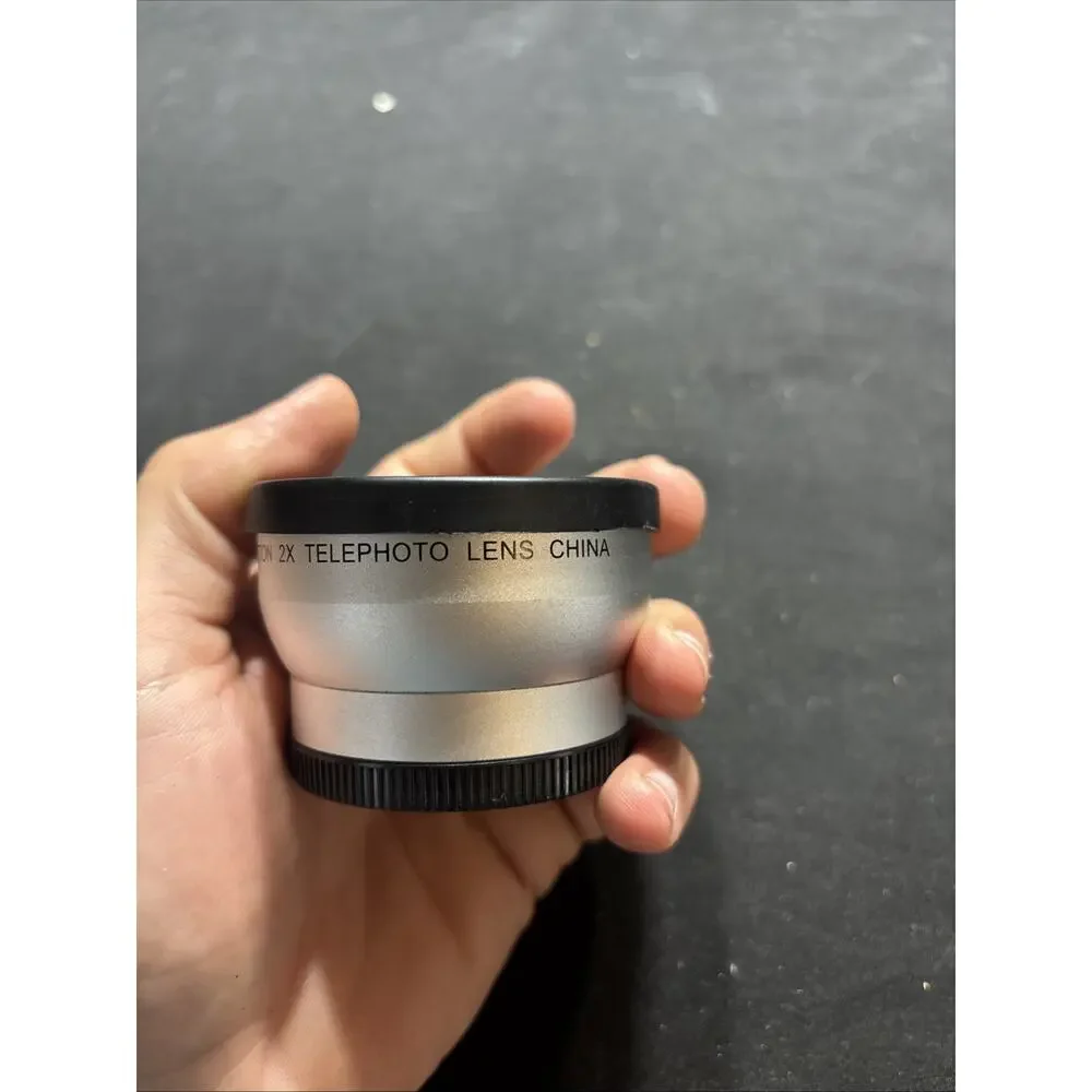 Digital Concepts High Definition 2X Telephoto Lens Attachment Converter Silver